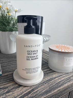 SAND + FOG Ocean & Sea Salt Fragrant Hand Wash - White